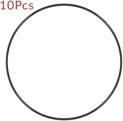 Nitrile Rubber O-Rings 250mm OD 242mm ID 4mm Width, Metric Sealing Gasket for Plumbing, Gas, Automotive and Faucet Repair, Pack of 10 - Image 3