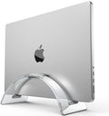 Acrylic Vertical Laptop Stand for Desk,Acrylic Invisible Desktop Notebook Dock,Vertical Laptop Holder Space-Saving Organizer for All MacBook, Surface, Samsung, HP, Dell by Enjoynow