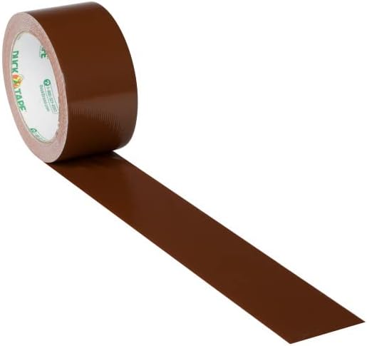 Duck Brand 1304965 Color Duct Tape, Brown, 1.88 Inches x 20 Yards Each Roll, 3 Rolls - Image 3
