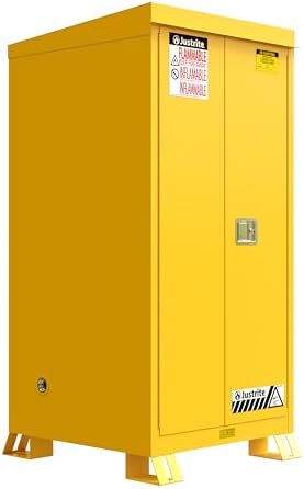 Justrite Reinforced Steel Outdoor Flammable Liquid Storage Cabinet by Justrite