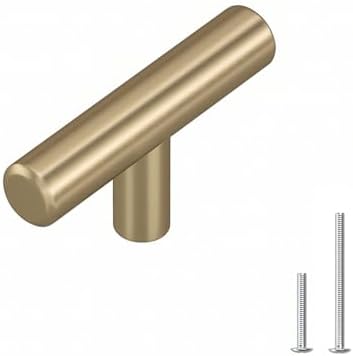 homdiy 200Pack Single Hole Knobs Cabinet Handles Champagne Bronze Kitchen Cabinet Pulls Drawer Pulls for Dresser Drawers by homdiy