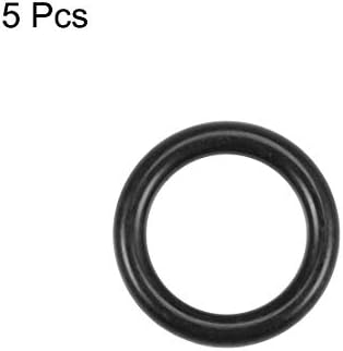 uxcell Nitrile Rubber O-Rings 17.1mm OD 11.8mm ID 2.65mm Width, Metric Nitrile Rubber Sealing Gasket, Pack of 5 - Image 2