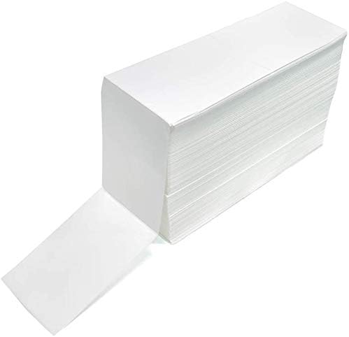 Gemo 4x6 inch Thermal Labels, 2 Stacks Fanfold, Permanent-Adhesive, Compatible - Image 2