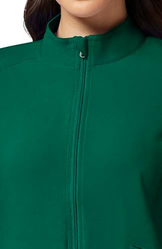 Cherokee iFlex Scrub Jacket for Women 2 Pocket Zip Front - Image 5