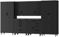 6-Piece Garage Storage Cabinets System Heavy Duty Workshop Set by FLIXELIO