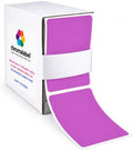 ChromaLabel Purple Rectangle Labels in Dispenser Box, 2" x 3" Permanent Color Coding Stickers, Writable Violet Paper Labels for Inventory, Warehouse, Office and Classroom, 250 Labels by ChromaLabel