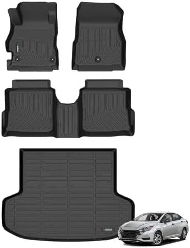 ANBINGO® Floor Mats & Cargo Liner for Nissan Versa 2020-2025, Sedan/S/SV/SR by ANBINGO