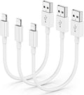 3 Pack Apple MFi Certified Short iPhone Charger Cable 1Ft, Apple Lightning to USB Cable Cord 1 Foot, 2.4A Fast Charging, Apple Phone Chargers for iPhone 14/13/12/11/11Pro/11Max/ X/XS/XR/XS Max/8/7/6 by TUMABER