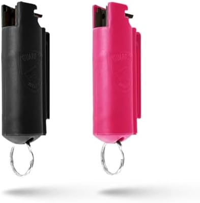 Guard Dog Security Quick Action Pepper Spray Self Defense Keychain, Maximum Strength 1.44 MC, OC Spray, 16-Foot Range, Twist-Lock Safety, Belt Clip for Easy Carry for Women and Men, Made in USA by GuardDogSecurity