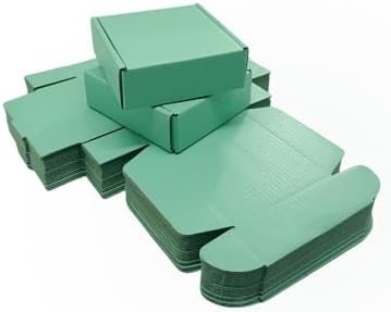 50 Pack 4.7x4.7x1.6 in Mint green Shipping Boxes - Image 4