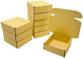 50 Pack 4.7x4.7x1.6 in Butter Yellow Shipping Boxes by Unknown