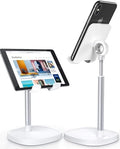 LISEN Cell Phone Stand Adjustable Phone Holer for Desk, Computer Office Desk Accessories for iPhone 16 Holder Women Kitchen Essentials Fits All Mobile Phones Switch Kindle iPads Tablet 4-10in by Lisen