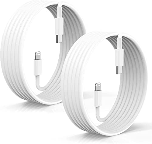 2 Pack for Apple iPhone 14 Fast Charger Cable 10ft [Apple MFi Certified], USB Type C to Lightning Cable 10 Foot Apple iPhone Charging Cord for Apple iPhone 13 12 11 Pro XR XS Plus by Citelect