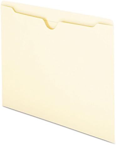 Smead File Jacket, Reinforced Straight-Cut Tab, Flat-No Expansion, Letter Size, Manila, 100 per Box (75500) - Image 4