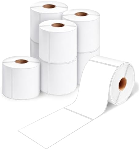 ESSENTIAL 3" x 5" Direct Thermal Shipping Labels (2800 Labels, 8 Rolls) by ESSENTIAL
