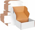 6x4x3 White Cardboard Boxes - 30 Pack Small Shipping Boxes for Small Business Mailing, Corrugated Packaging by werfami