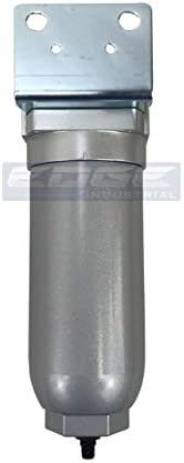 HEAVY DUTY INDUSTRIAL RATED HIGH FLOW PARTICULATE FILTER, IN-LINE WATER TRAP FOR COMPRESSED AIR LINE SYSTEMS, 5 MICRON WITH METAL BOWL AND AUTO DRAIN (3/4" NPT, 11oz) - Image 4