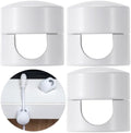 SmallCat 3 Sets Charger Holders for Cords, White Cord Holder for Nightstand by Unknown