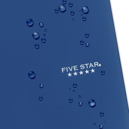 Five Star Spiral Notebook + Study App, 1 Subject, College Ruled Paper, 8-1/2" x 11", 100 Sheets, Fights Ink Bleed, Water Resistant Cover, Pacific Blue (72565) (Pack of 12) - Image 6