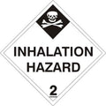 DOT Placard INHALATION HAZARD CLASS 2 Sign Shipping Metal Tin Sign 12 x 12 inch Warning for Industrial & Commercial Use (Z704) by Unknown