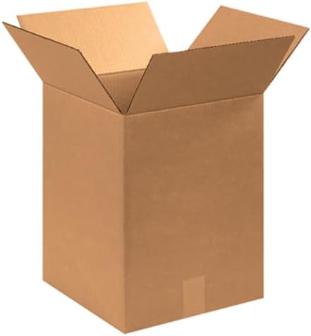 Secure Seal - 10x10x16 Pack of 100 Corrugated Cardboard Packing Shipping Mailing Moving Carton Boxes by Secure+Seal