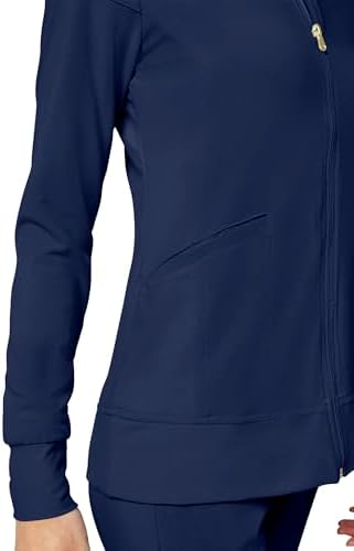 Cherokee iFlex Scrub Jacket for Women 2 Pocket Zip Front - Image 6