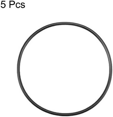 uxcell Nitrile Rubber O-Rings 80.3mm OD 75mm ID 2.65mm Width, Metric Nitrile Rubber Sealing Gasket, Pack of 5 - Image 2