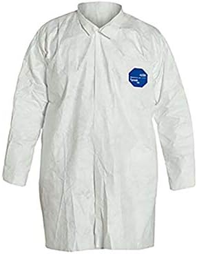 DuPont Tyvek 400 Disposable Extra-Long Frock Open Cuff, White, Medium, 30-Pack by DuPontPersonalProtection