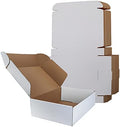 RLAVBL 11x8x2 Inches Shipping Boxes Set of 25, White Small Corrugated Cardboard Box, Mailer Boxes for Packing Small Business by RLAVBL