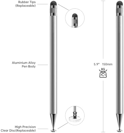 Bopomofo Stylus(5 Pcs),2-in-1 Stylus Pen for Touchscreen,Capacitive Stylus - Image 2