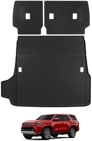 TripleAliners Trunk &Seatback Mat for 2025 2026 4Runner, 5-Seat, Non-Hybrid by TripleAliners