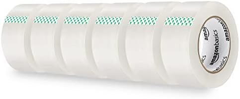 Amazon Basics Strong Adhesive Packing Tape for Moving Boxes, Shipping and Sealing, Clear, 1.88" x 109 Yards, 6-Pack, Total 654 Yards - Image 2