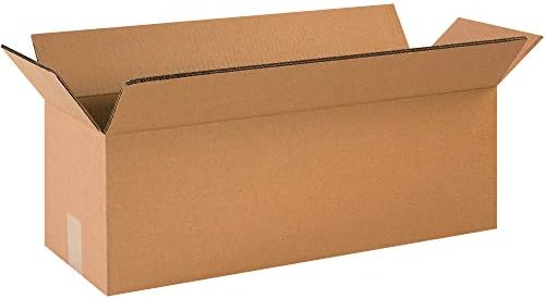 BOX USA 10 Pack of Heavy-Duty Double Wall Corrugated Cardboard Boxes, 40" L x 12" W x 12" H, Kraft, Shipping, Packing and Moving by BOXUSA