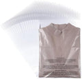 POLYSELLS 100 Count 8x10” Clear Poly Bags with Suffocation Warning Self-Sealing Plastic Bags for Shipping, Retail Packaging, T-Shirts & Clothing - Permanent Adhesive by POLYSELLS