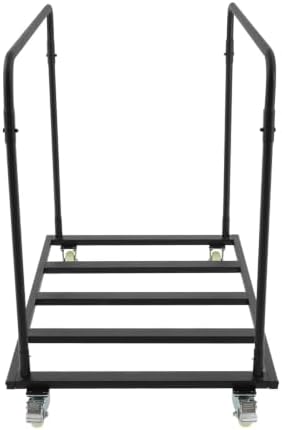 Heavy Duty Utility Cart with 4 Wheels(Two with Brakes), 220 lbs Capacity - Image 2