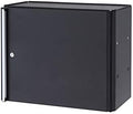 Trinity 24 Inch Garage Wall Storage Cabinet, 22 Gauge Steel, Wall-Mount, Adjustable Shelf and Reversible Door for Tools, Cleaning Supplies, and More, Black by TRINITY
