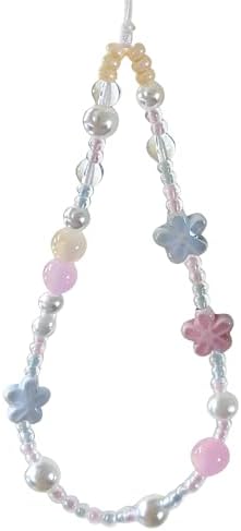 Beaded Camera Wrist Strap Cute Digital Camera Charm Lanyard, Phone Wristlet Charms, Phone Chain for Camera by CasaPopz