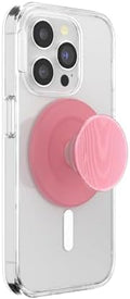 PopSockets Phone Grip for MagSafe, Magnetic Holder- Alum Moire Putty by PopSockets