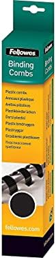 Fellowes 3/8-Inch Plastic Binding Combs, Classroom Must-Haves School Supplies, 55-Sheet Capacity, 100-Pack, Black (52325) - Image 4