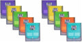 C-Line 7-Pocket Vertical Backpack File, Assorted, 1" x 10 1/4" x 12 3/4" (Pack of 2) by C-Line