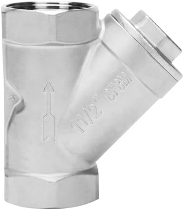 1-1/2 Inch Wye Strainer 100 Mesh Screen Filter Valve - 800 WOG SUS316 CF8M - Image 6
