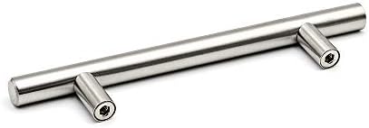 homdiy 50 Pack Brushed Nickel Cabinet Pulls Drawer Handles Cabinet Hardware Stainless Steel Cabinet Handles 4in Hole Centers Cupboard Pull Drawer Pulls, 201SN - Image 4