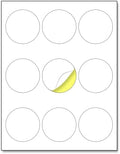 2.5 inch Round Labels Printable Circle Stickers - 8.5" x 11", 200 Sheets by TownStix
