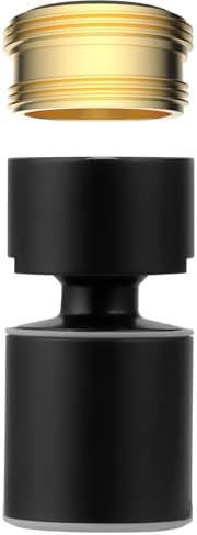 Hibbent NSF/ANSI/CAN 61 & cUPC Certified Faucet Aerator, Matte Black by Hibbent