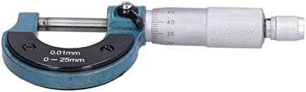 Outside Micrometer, Stainless Steel Thickness Measuring Tool with Wrench, 0-25mm Range, 0.01mm Precision - Image 3