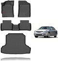 KELCSEECS Floor Mats & Cargo Liner for 2007 2008 2009 2010 2011 2012 Nissan Altima Sedan S|SL|SE|SR All Weather Car Mats Nissan Altima Floor Mats Accessories by KELCSEECS