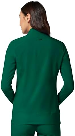 Cherokee iFlex Scrub Jacket for Women 2 Pocket Zip Front - Image 3