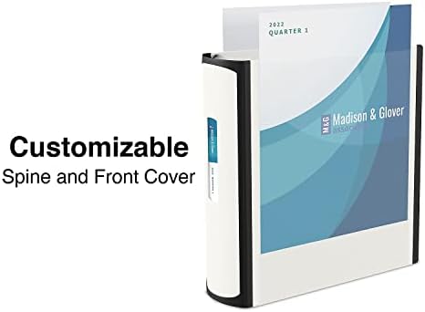 Staples Better 4-Inch 3-Ring View Binder, White, Reinforced Spine - Image 3
