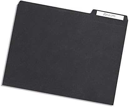 Blue Summit Supplies 100 File Folders, Letter Size, 1/3 Cut Tab, Grayscale - Image 4