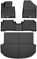 G-PLUS 4PCS Floor Mats & Cargo Liner Fit Hyundai Santa Fe 2017 by G-PLUS